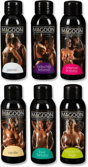 Magoon Massageöl-Set, 6-teilig, Körper, Unisex, 50 ml - Bild 1