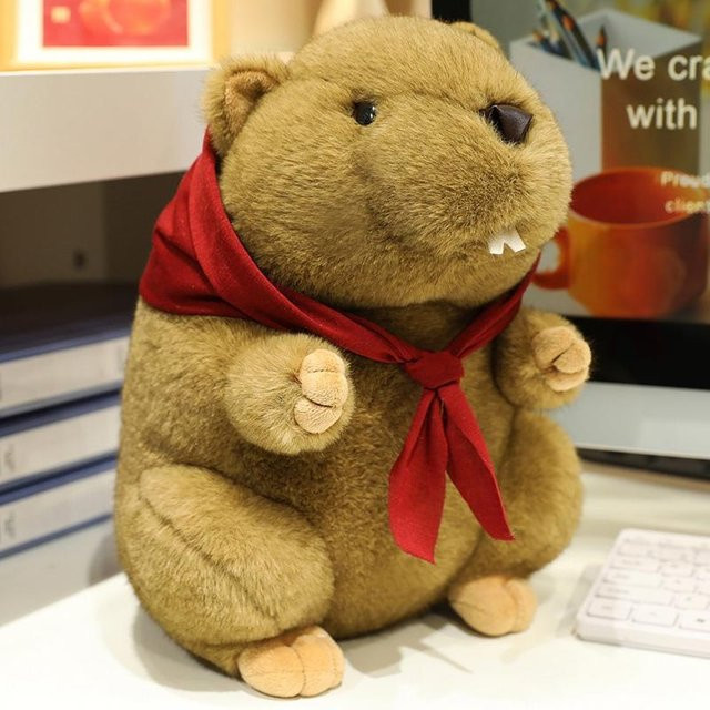 Murmeltier Plüschtier, braun, 18cm, ab 14 Jahren - Bild 1