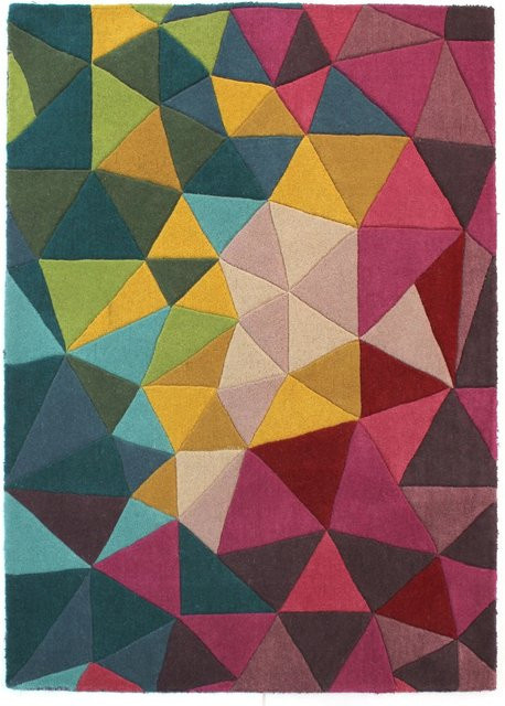 Flair Rugs Wollteppich Falmouth Mehrfarbig mit geometrischem Design B: 200 cm, T: 290 cm - Bild 1