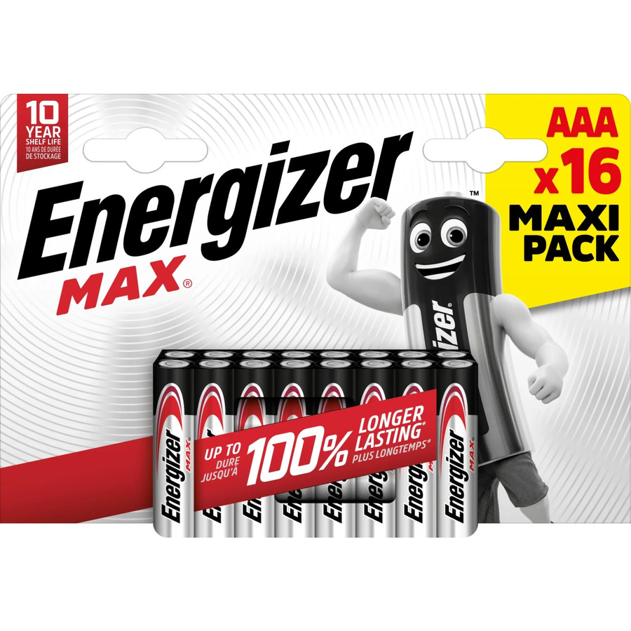 Energizer Alkaline Batterie Max AAA Micro 16 Stück - Bild 2