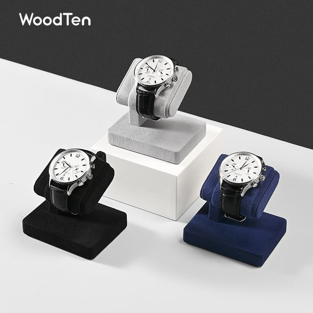 WoodTen Armband-Präsentationsständer, Leder, Grey, Unisex - Bild 1