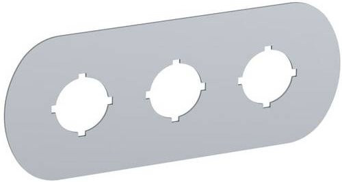 ABB MA6-1003 Abdeckung Grau B: 10,6 cm, H: 0,1 cm - Bild 1