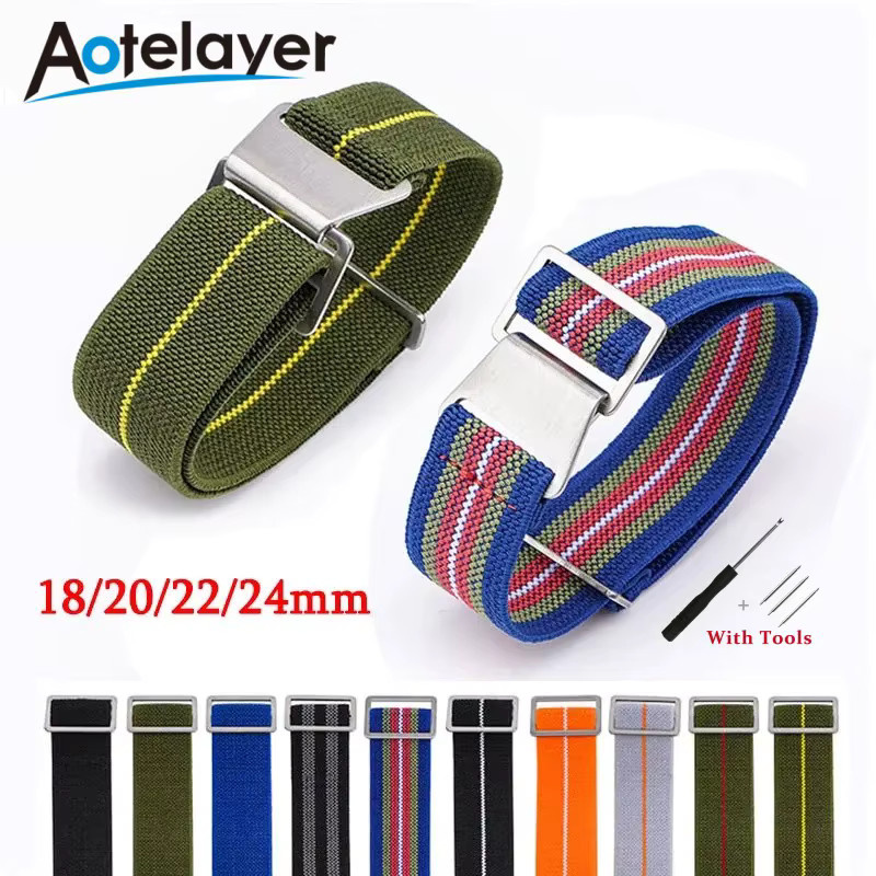 Aotelayer Uhrenarmband Nylon, Textil/NATO, Unisex - Bild 2
