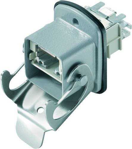 Weidmüller LWL-Steckverbinder IE-BS-V05M-RJ45-FJ-A Kupplung für Ethernet/LAN in Grau aus Metall - Bild 1