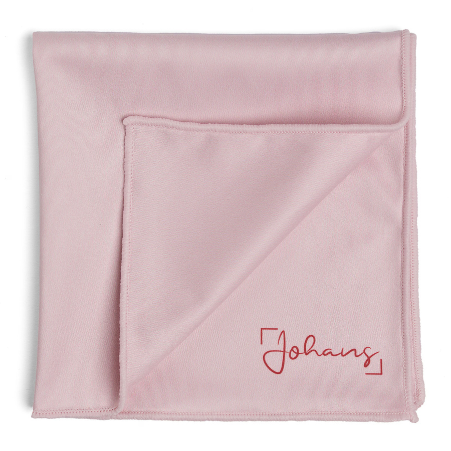 Johans Brillenputztuch Pink B/B/H: 30 x 30 x 30 cm - Bild 1