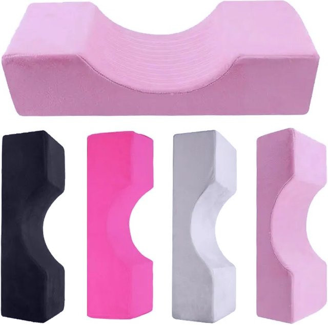 GUGCGV Ergonomisches Wimpernkissen, Memory-Schaum mit Aufbewahrungstasche - Bild 1