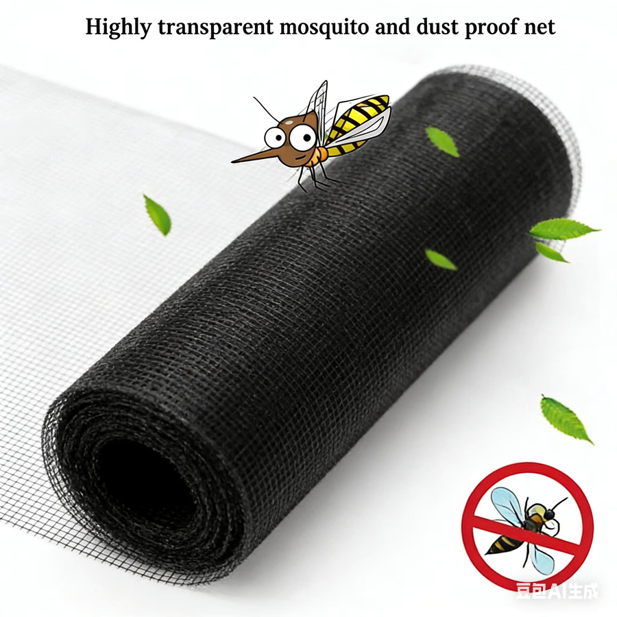 AWECOZEZQ Insektenschutznetz für Fenster und Pflanzen als Belüftungs- und Schädlingsschutz, B/H: 100 x 60 cm, Schwarz - Bild 5