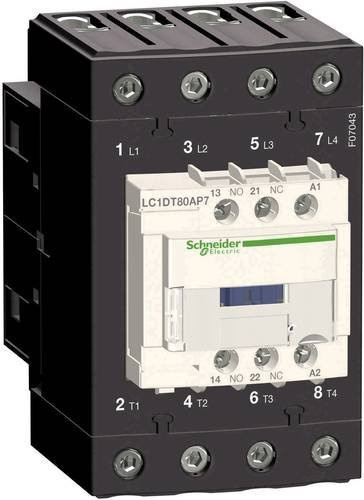 Schneider Electric LC1DT80ABD Leistungsschütz in Schwarz - Bild 1