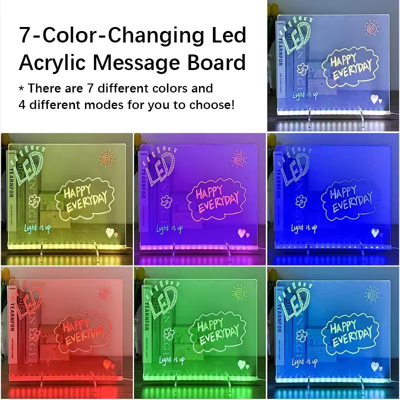CHOUDAO TECH RGB LED Lichtpaneel für den Tisch mit Dimmer und 4 Modi in Multicolour - Bild 3
