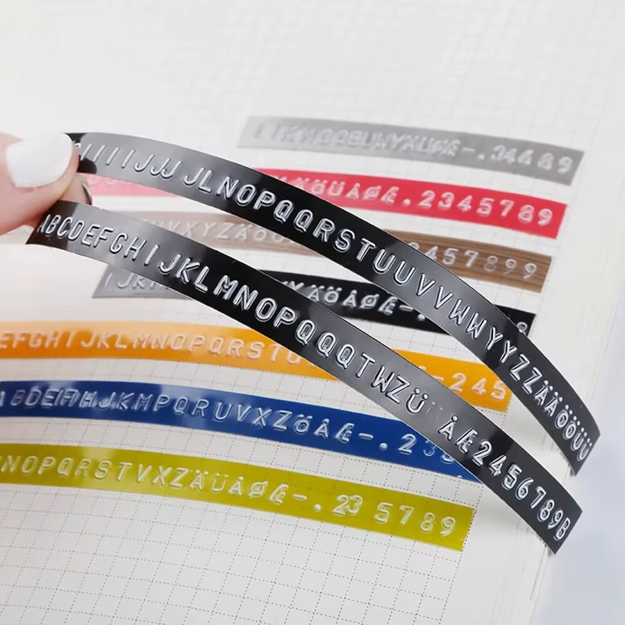 3/5 Stück kompatibles Dymo 3D-Etikettenband 9 mm in Multicolor für Dymo Motex E101 E202 manuelle Schreibmaschinen - Bild 3
