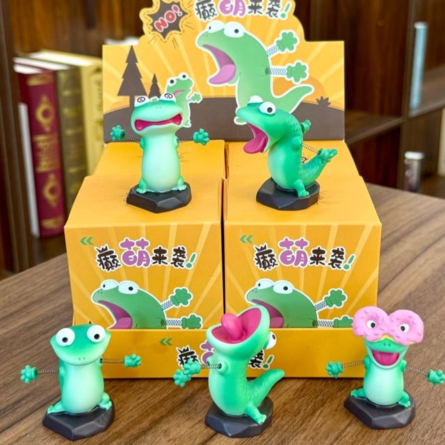 52TOYS Hoppers Tom Lizard Blind Box, Grüne Eidechse, Zubehör - Bild 1