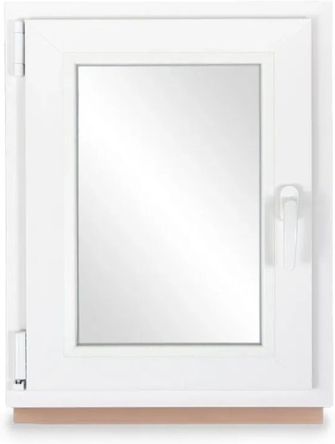Neruli Kellerfenster 3-fach Verglasung DIN links, Kunststoff, B: 50 cm, H: 70 cm - Bild 1
