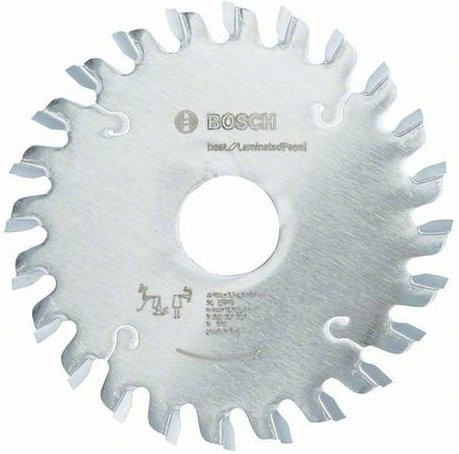 Bosch Vorritzsägeblatt Best for Laminated Panel, Farbe: Silber, Durchmesser: 100 mm, Bohrung: 22 mm, Zähneanzahl: 24, Carbide Tipped - Bild 1