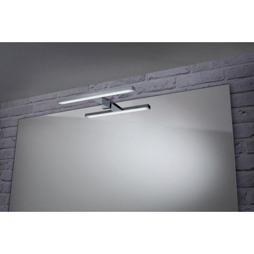 FACKELMANN LED-Aufsatzleuchte in Silber, Kaltweiß 5000 K, 5,6 W, B/H/T: 30,2 x 3,7 x 12,5 cm - Bild 2
