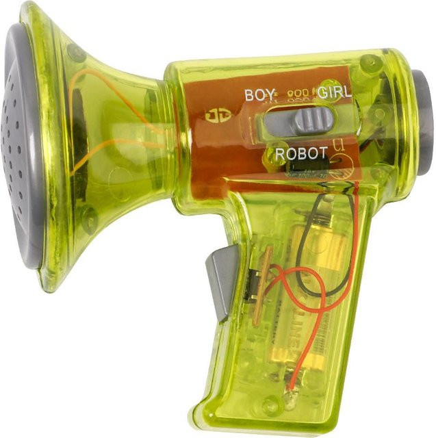 Lustiger Multi-Voice-Changer-Verstärker Roboter gelb - Bild 1