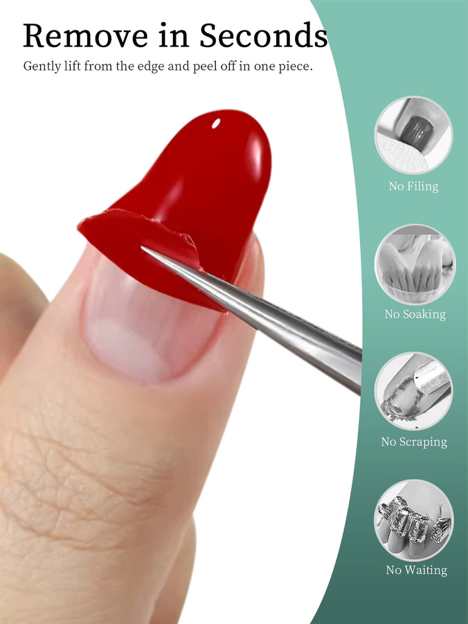 RSNAIL Peel-Off Unterlack für Gel-Nagellack, 12g, Unisex - Bild 3
