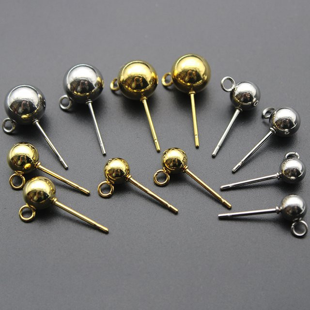 SUMOORL Ohrstecker Edelstahl, Silber, Unisex - Bild 1