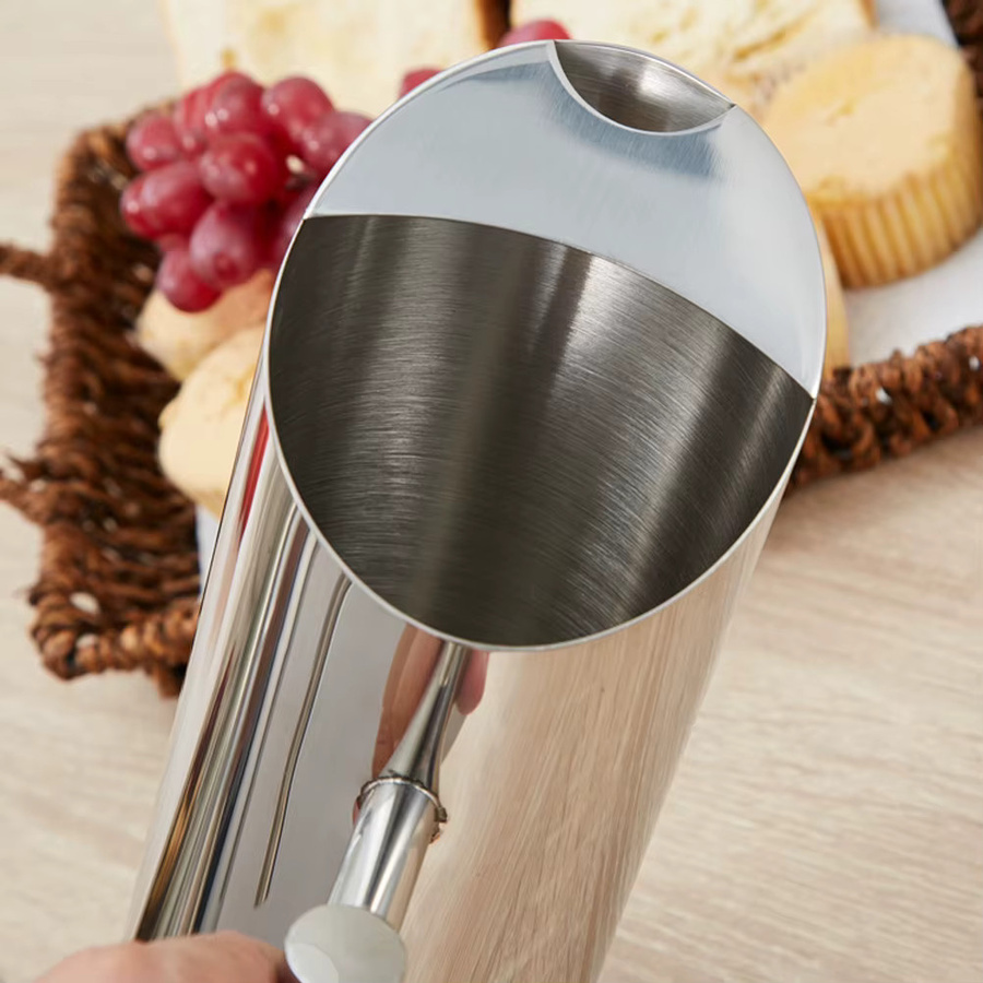 VKTECH Edelstahl Krug aus Edelstahl in Silber, 0,5 l - Bild 4