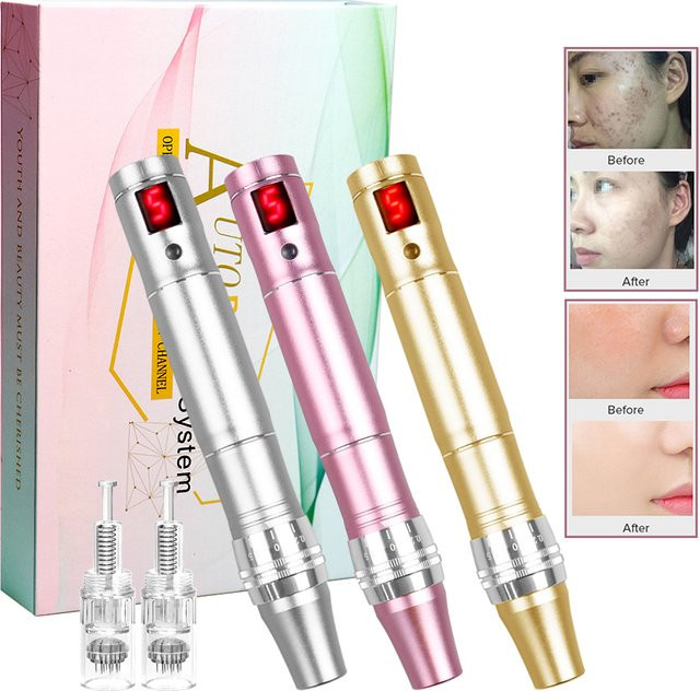 Raiuleko Elektrischer Derma-Stift für das Gesicht, Unisex - Bild 1