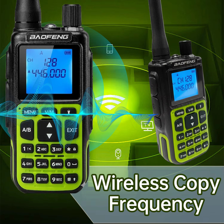 Baofeng MINI-5 Walkie-Talkie Dual-Band mit Bluetooth und USB-C Ladung, Schwarz - Bild 4