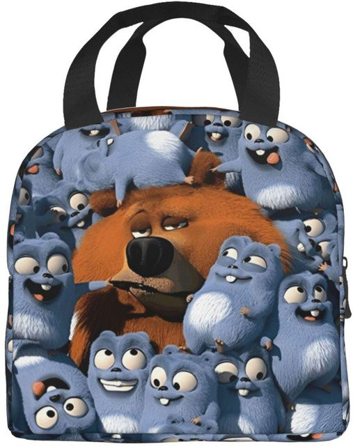 Thermisch isolierte Lunchtasche Grizzy und die Lemminge von Fancy Style Studio in Multicolour - Bild 1