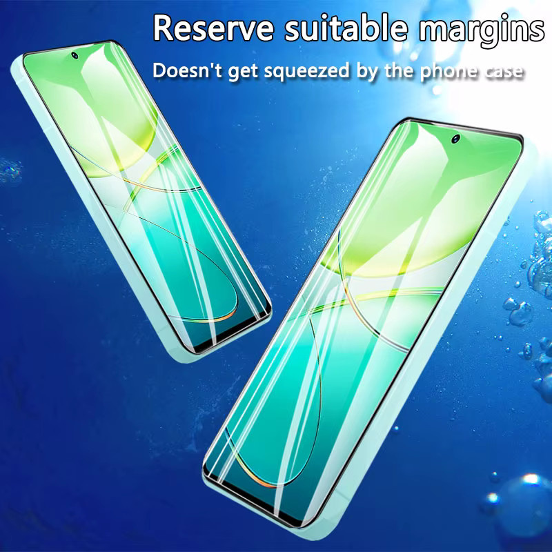 Set aus 1 bis 4 HD-Displayschutzfolien aus gehärtetem Glas für Vivo T3, 6,67 Zoll, transparent, kratzfest und fingerabdruckarm - Bild 4