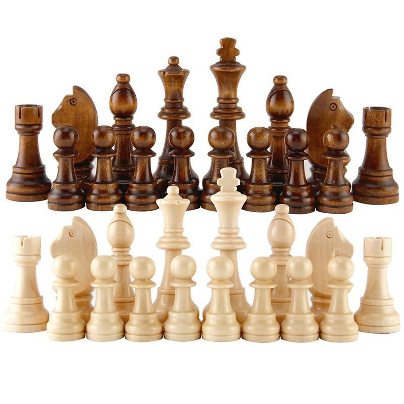 Happy Time For kids Schachfiguren aus Holz, 32-teiliges Set - Bild 2