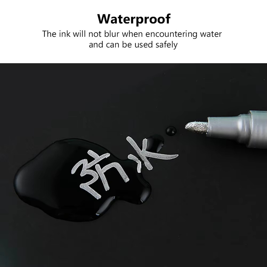 GN Industrielle Marker Set, Wasserfeste Ölbasierte Farbstifte für Metall, Bunte Graffiti-Stifte mit Bullet-Spitze - Bild 2