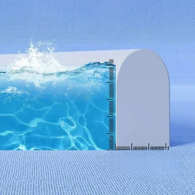 Flexibler Wasserstopper für Bad und Dusche, weiß, Länge: 2 m - Bild 1