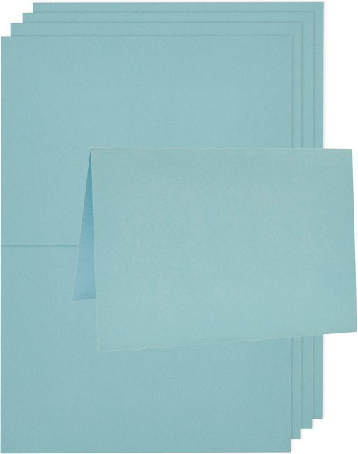 Rico Design Paper Poetry Luxury Karten A5 in Türkis - Bild 1