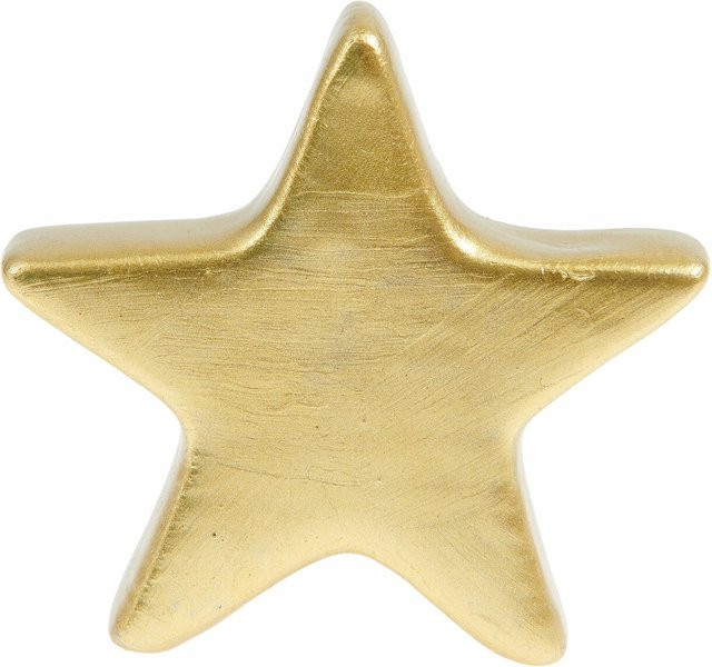 Rico Design Porzellan Stern in Gelb für die Weihnachtszeit - Bild 1