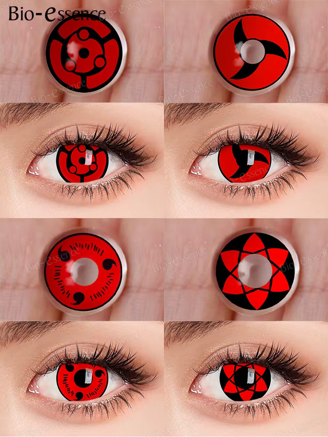 Bio-essence Sharingan Kontaktlinsen, Unisex - Bild 3