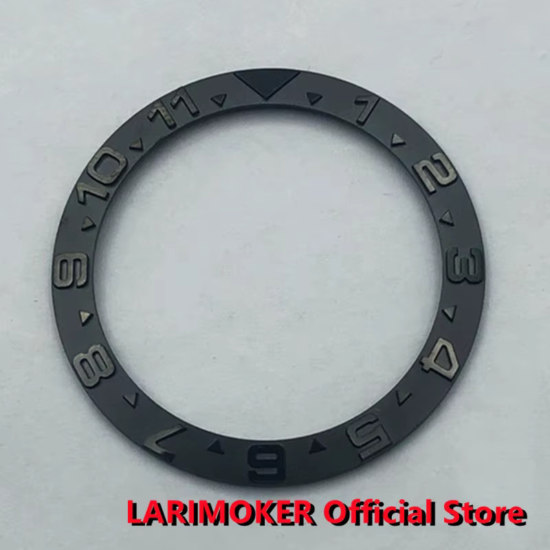 LARIMOKER Uhren Lünette, Keramik, Schwarz, Herren - Bild 1