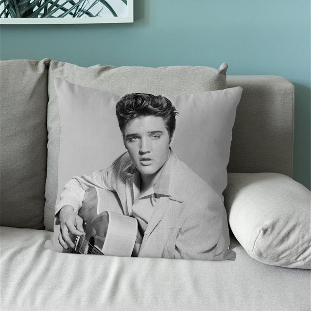 Elvis Presley Kissenbezug Sunset Pillow, Grau, Polyester, B/T/H: 50,8 x 50,8 x 0 cm - Bild 1