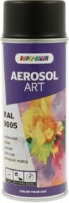 European Aerosols Buntlackspray Tiefschwarz RAL 9005 Seidenmatt 400 ml - Bild 1