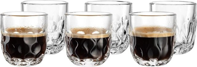 Leonardo Gocce Espressogläser-Set, 6-teilig, transparent, 60 ml pro Glas - Bild 1