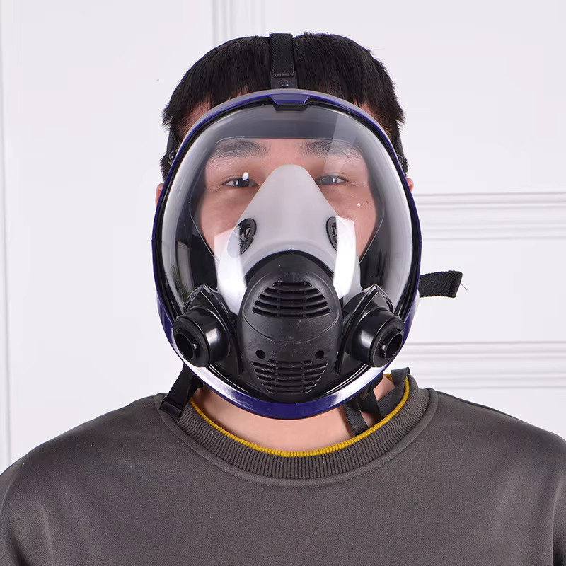 AnruiGe PROTECT Chemische Schutzmaske 6800 Vollgesichtsmaske mit Kieselgel-Filter zum Schutz vor Staub und Pestiziden - Bild 2