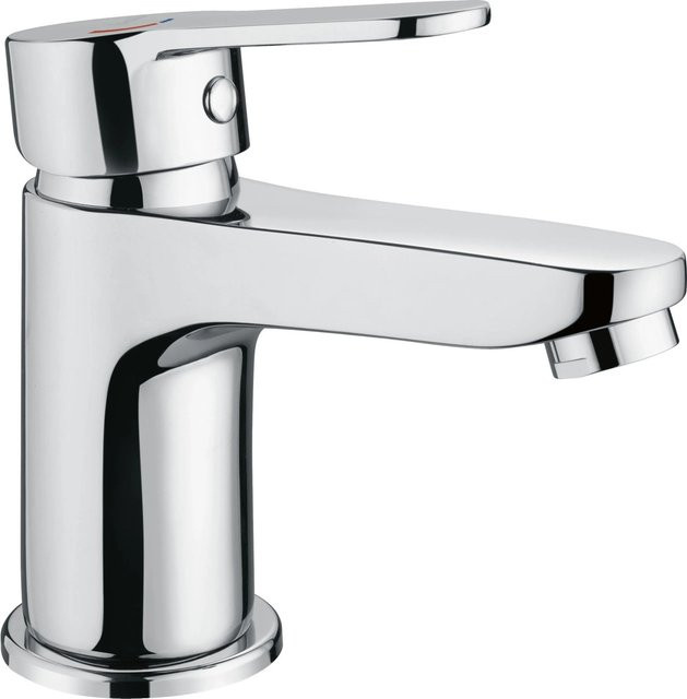 baliv Waschtischarmatur WT-5890 Einhebelarmatur mit Pop-up-Abfluss in Chrom/Silber - Bild 1
