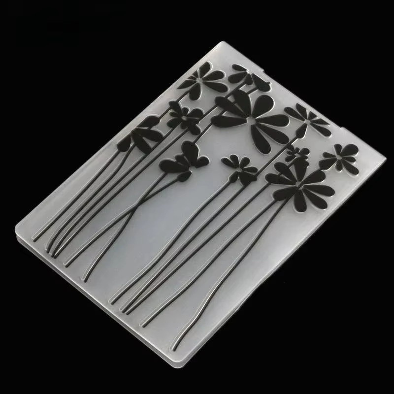 3D Prägeform aus transparentem Kunststoff für DIY Scrapbooking und Papiergestaltung, B: 14,5 cm, H: 10,5 cm - Bild 2