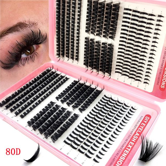 Wimpernbuch Wimperncluster Manga-Wimpernverlängerung, Wispy-Look - Bild 1