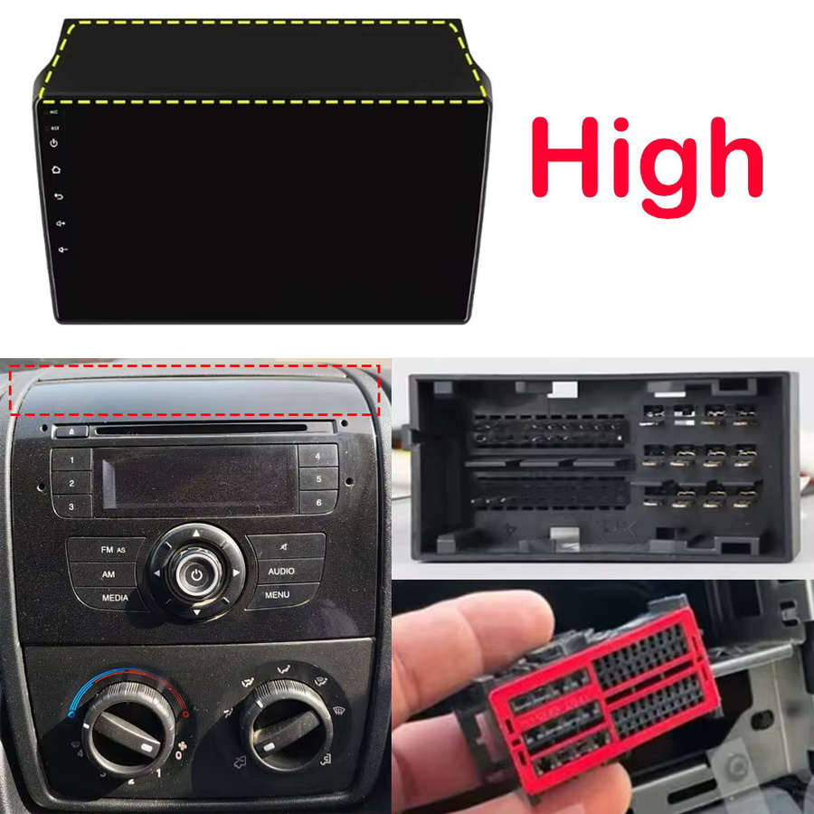 FengShiDa Android 14 Autoradio mit 9,7 Zoll Display für Citroen Jumper, Peugeot Boxer und Fiat Ducato 2006-2022, Videoplayer DVD, Schwarz - Bild 3