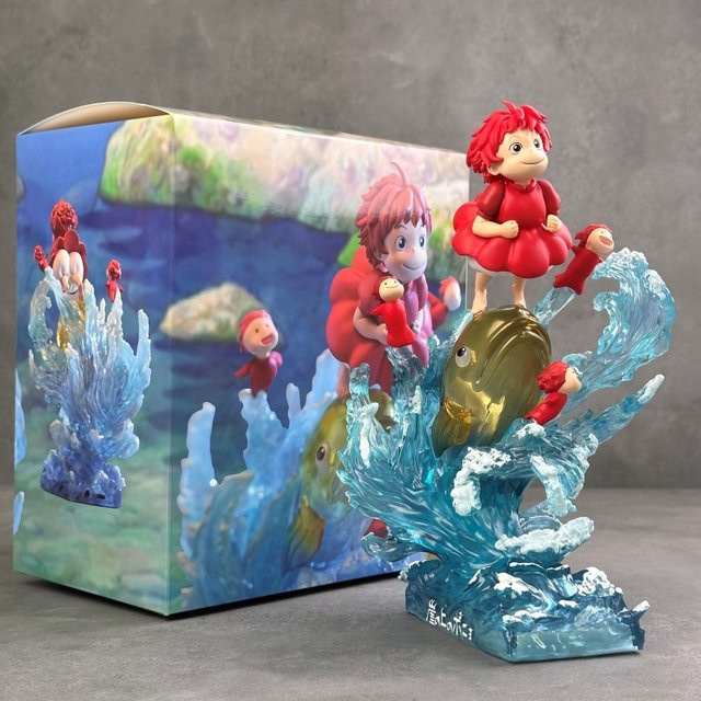 Bandai Ponyo GK-Figur, Einzelfigur, 21 cm, Kunststoff - Bild 1
