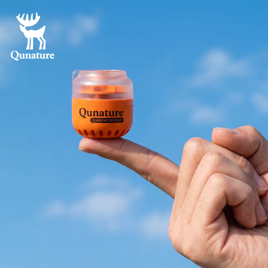 Qunature Elektrische Mini Luftpumpe Quantum-Pumpe für Camping, Luftmatratzen und Pool-Floats - Bild 1
