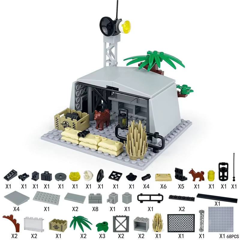 Supfy MOC City Militär-Wachturm, Bausteine, Lernspielzeug - Bild 3
