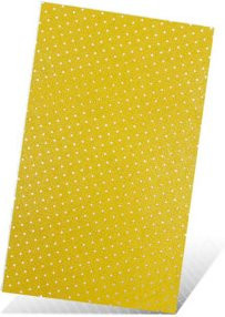 MENZER Klett-Schleifblätter Multiloch Korn K150 Gelb B: 133 mm x T: 80 mm VE 20 Stück - Bild 1
