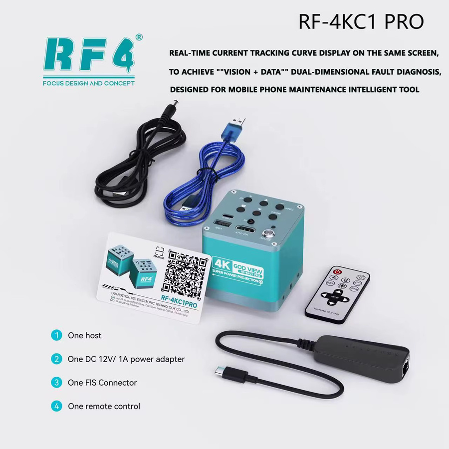 RF4 Mikroskopkamera HDMI mit 1080P HD Auflösung und 60FPS für Foto- und Videoaufnahmen - Bild 3