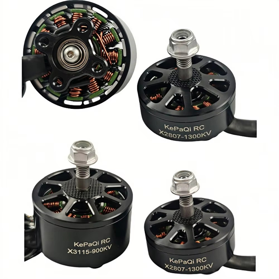 BANGSHE FPV Crossover Bürstenloser Motor X2807 X3115 für 6S Langstrecken-Drohnen und 10 Zoll Rennmotoren in Schwarz - Bild 1