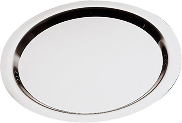 APS Tablett FINESSE aus Edelstahl, rund, silber, Durchmesser: 35 cm, Höhe: 1,2 cm - Bild 1