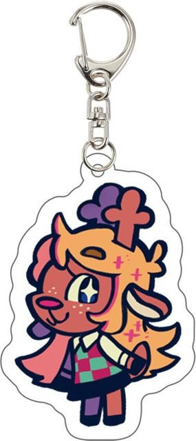 CHIC STUDIO Schlüsselanhänger Deltarune Spamton Susie, Acryl, 6 cm, Unisex - Bild 1