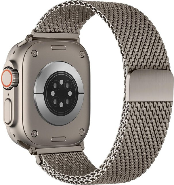 I LOVE LUO Uhrenarmband Edelstahl, Milanese Loop, Silber, Unisex - Bild 1